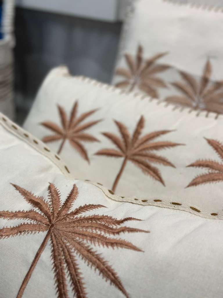 CUSCINO ECRÙ PALMA GOLD