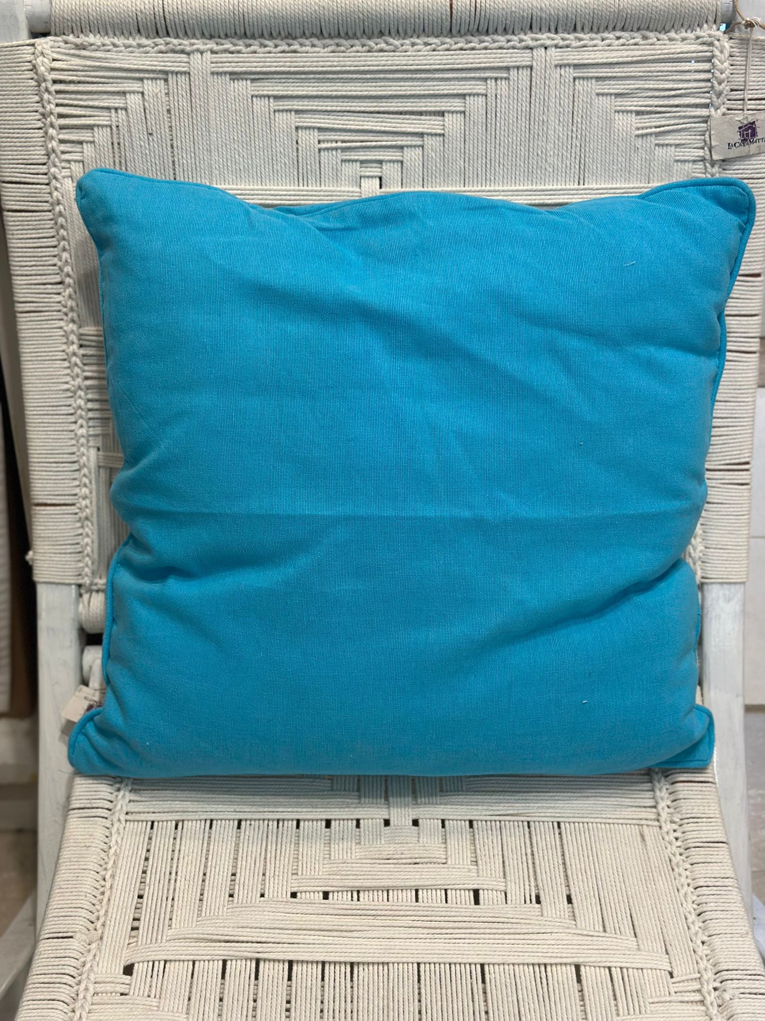 CUSCINO TURCHESE SCURO