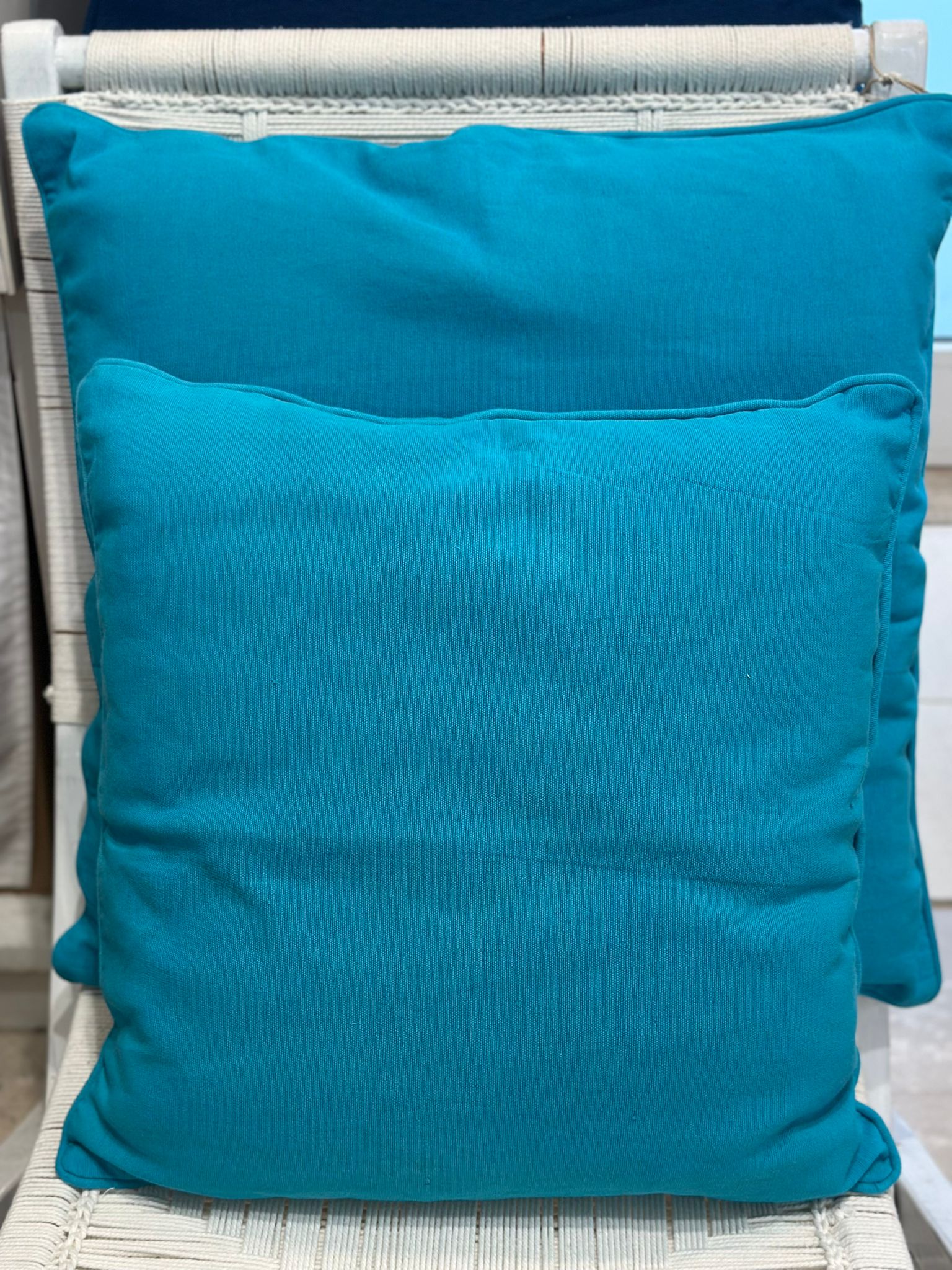 CUSCINO TURCHESE VERDE