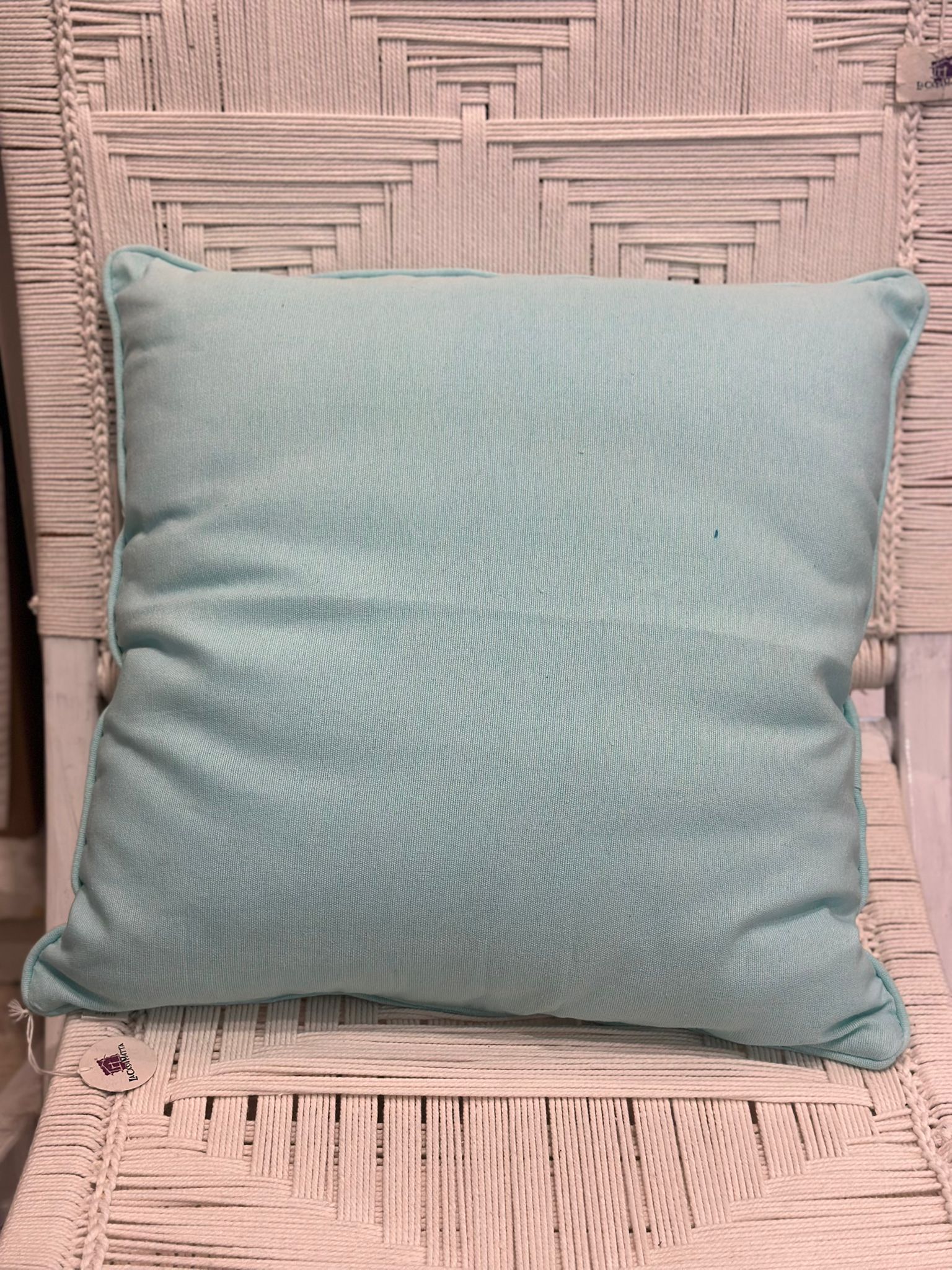 CUSCINO TURCHESE ACQUA