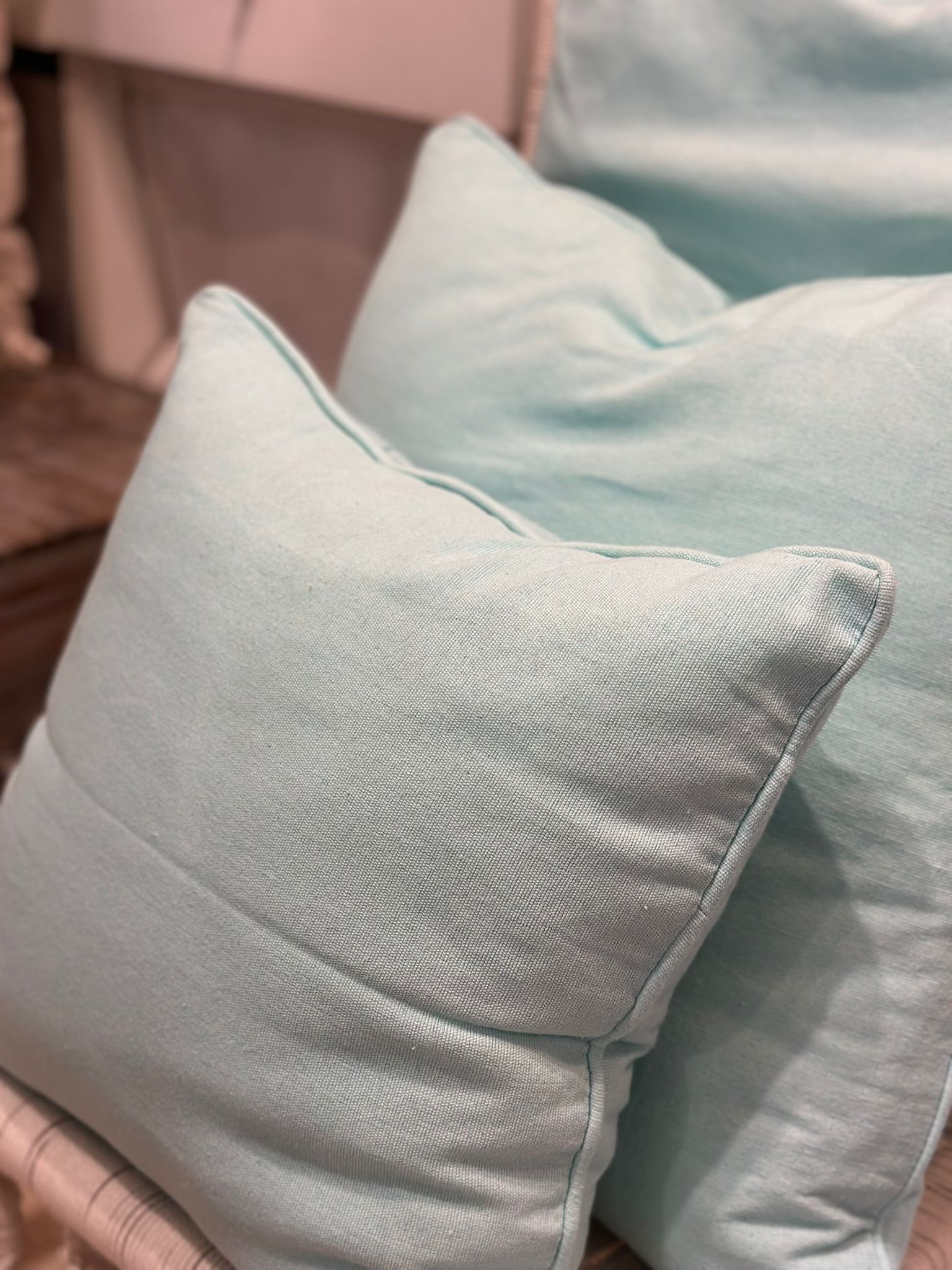 CUSCINO TURCHESE ACQUA