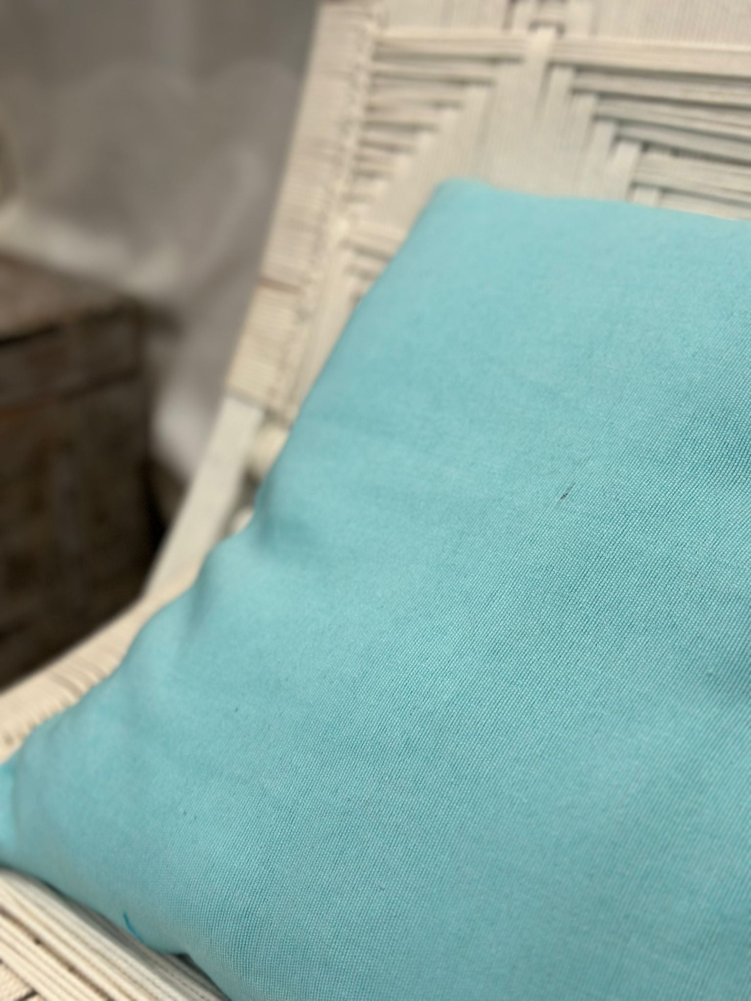 CUSCINO TURCHESE CHIARO