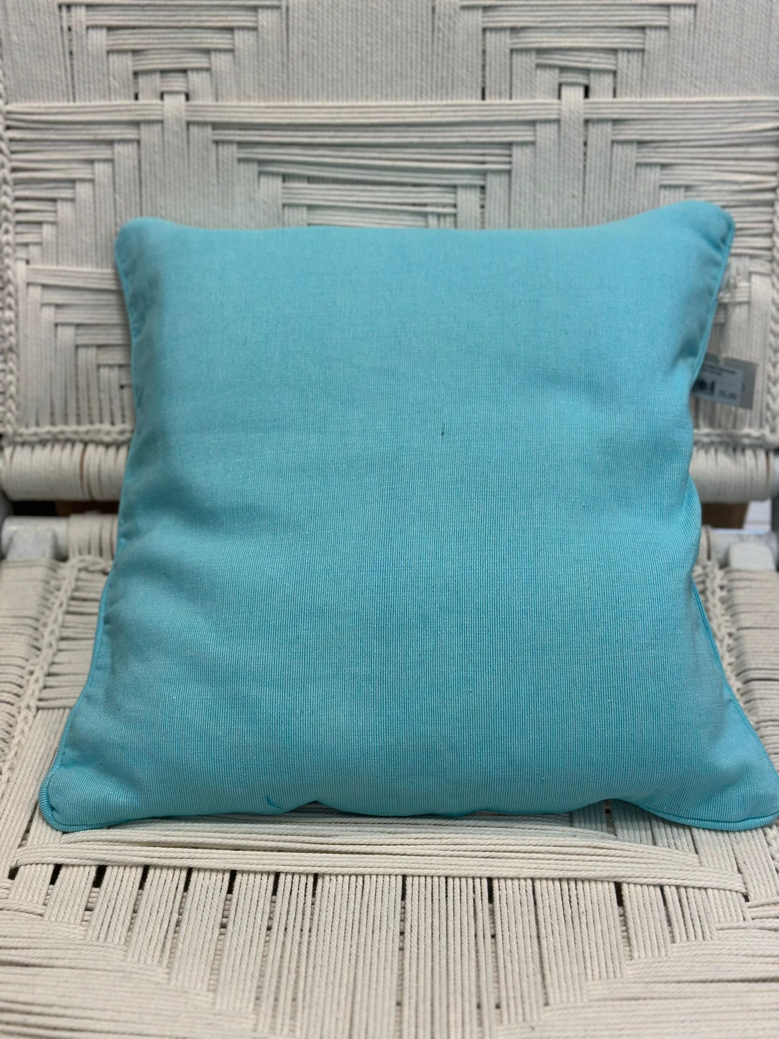 CUSCINO TURCHESE CHIARO