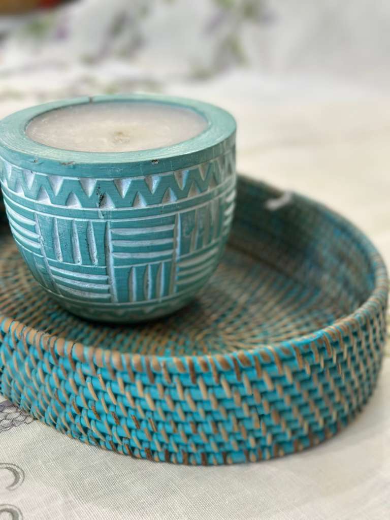 VASSOIO OVALE RATTAN