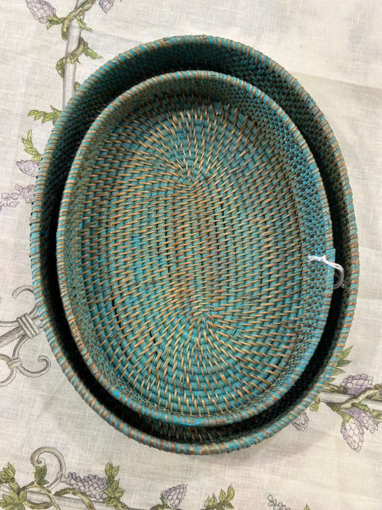 VASSOIO OVALE RATTAN