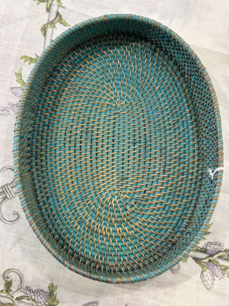 VASSOIO OVALE RATTAN