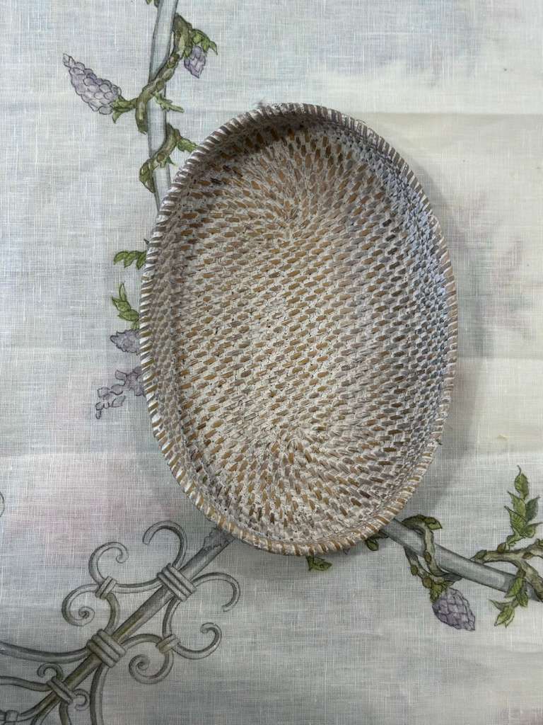 VASSOIO OVALE RATTAN