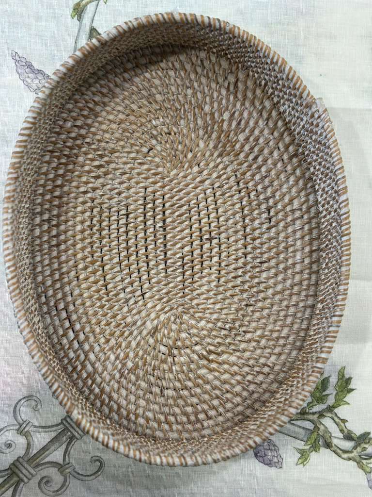 VASSOIO OVALE RATTAN