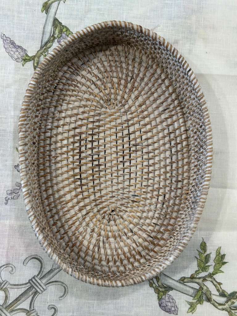 VASSOIO OVALE RATTAN