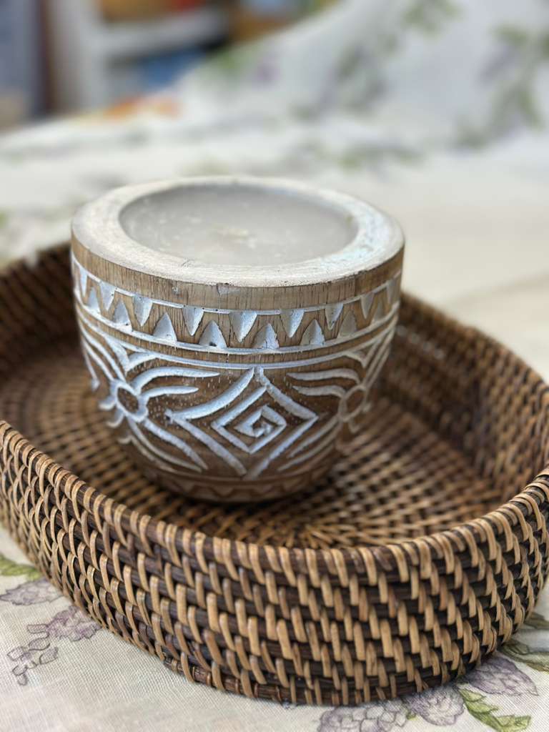 VASSOIO OVALE RATTAN