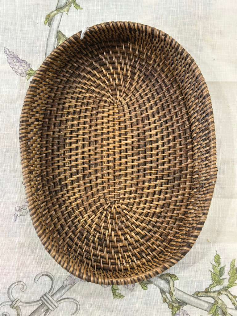 VASSOIO OVALE RATTAN