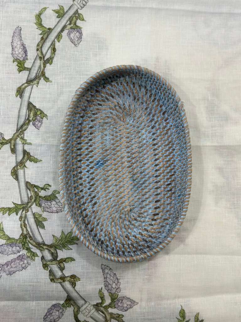 VASSOIO OVALE RATTAN