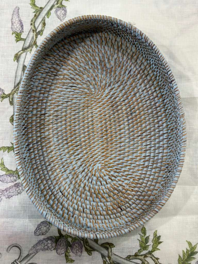 VASSOIO OVALE RATTAN