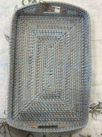 VASSOIO RETTANGOLARE RATTAN