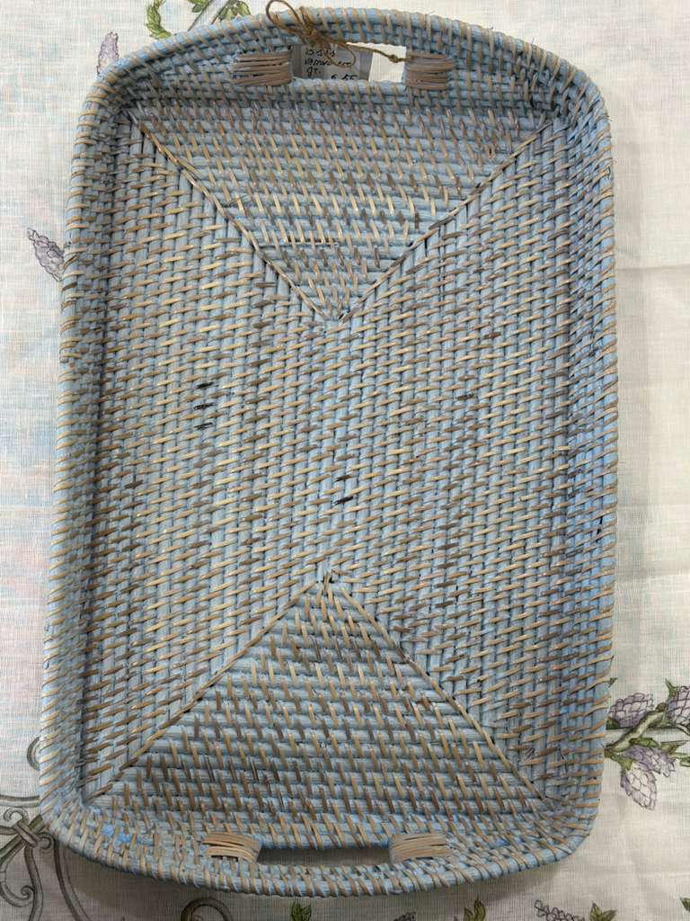 VASSOIO RETTANGOLARE RATTAN