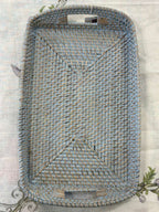 VASSOIO RETTANGOLARE RATTAN