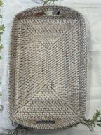VASSOIO RETTANGOLARE RATTAN