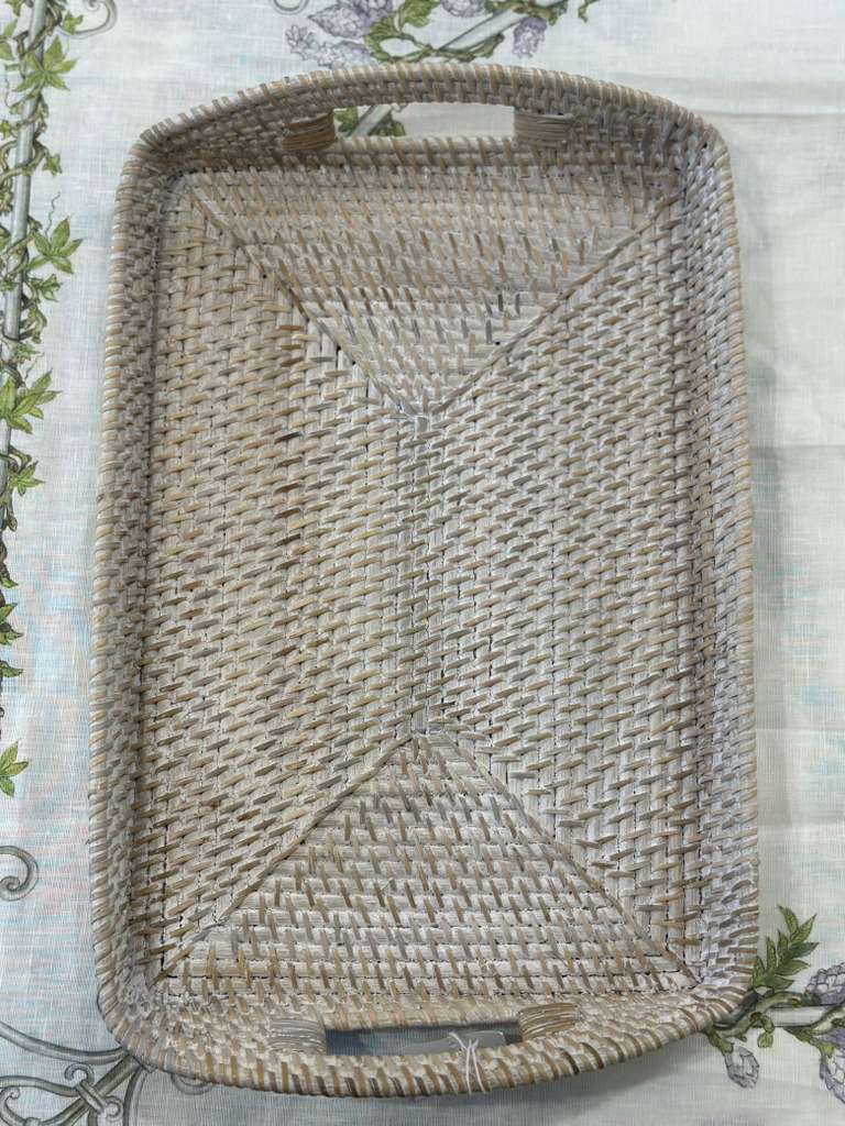 VASSOIO RETTANGOLARE RATTAN