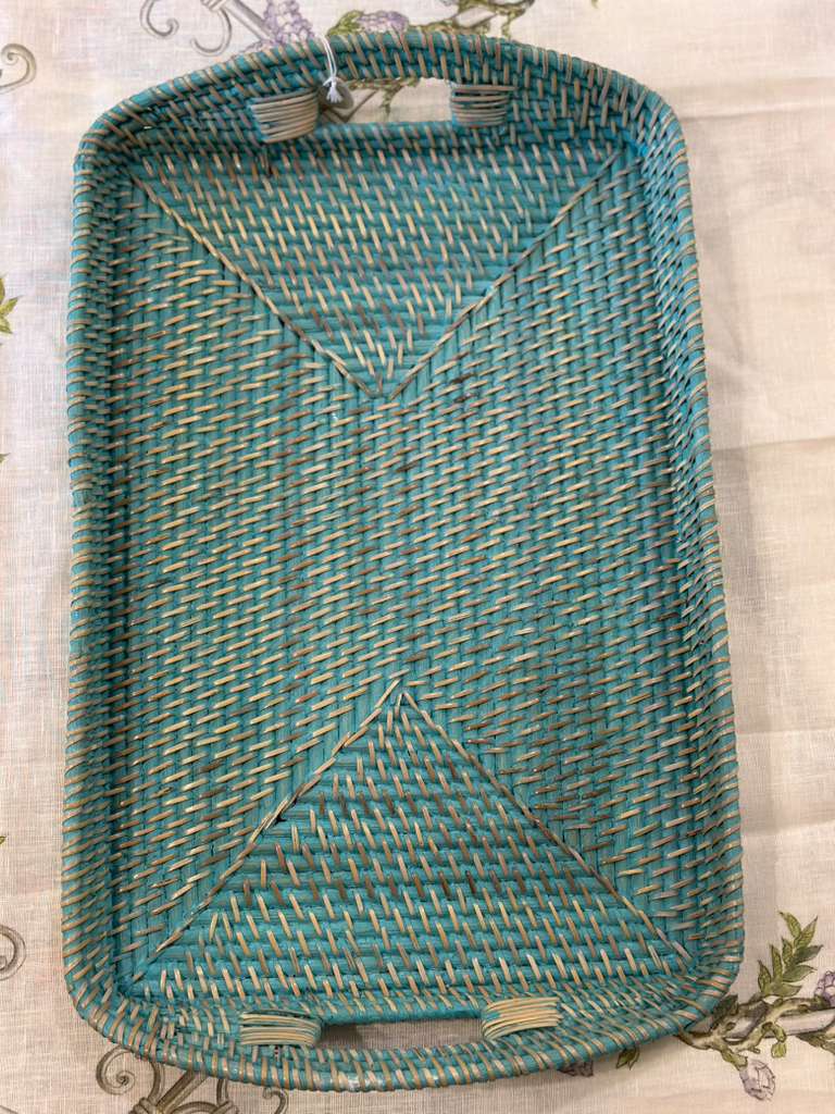 VASSOIO RETTANGOLARE RATTAN