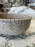 CESTA TONDA RATTAN E BAMBOO