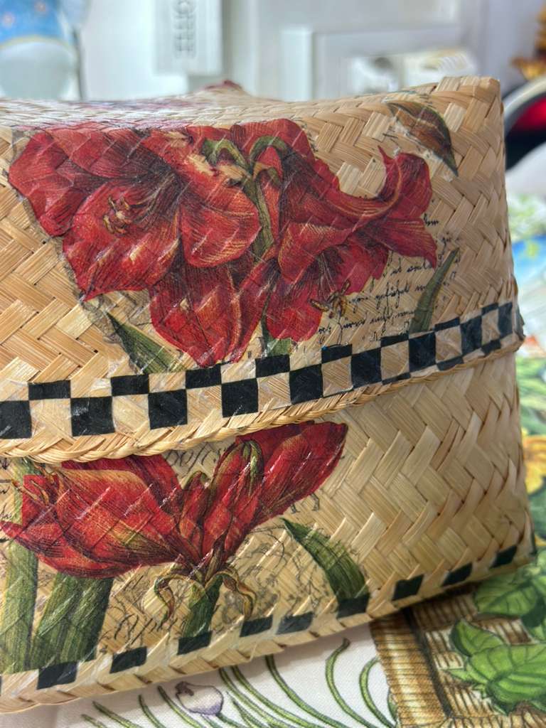 SCATOLA BAMBOO FIORI SCONTO 40%