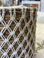 CESTINO SEAGRASS E MACRAMÈ