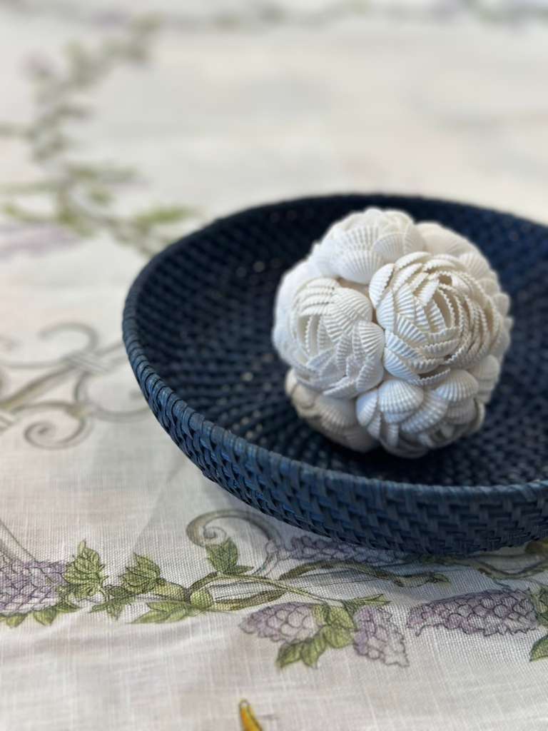 CESTINO TONDO BLU NAVY