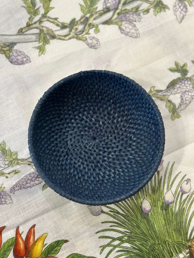 CESTINO TONDO BLU NAVY