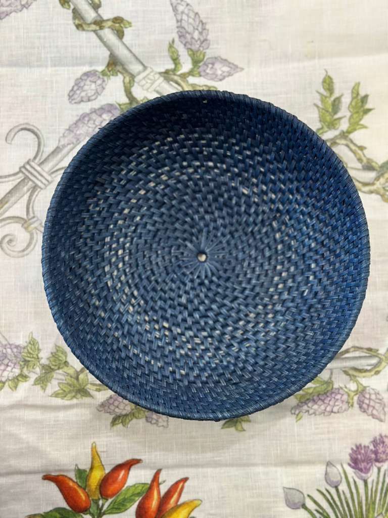 CESTINO TONDO BLU NAVY