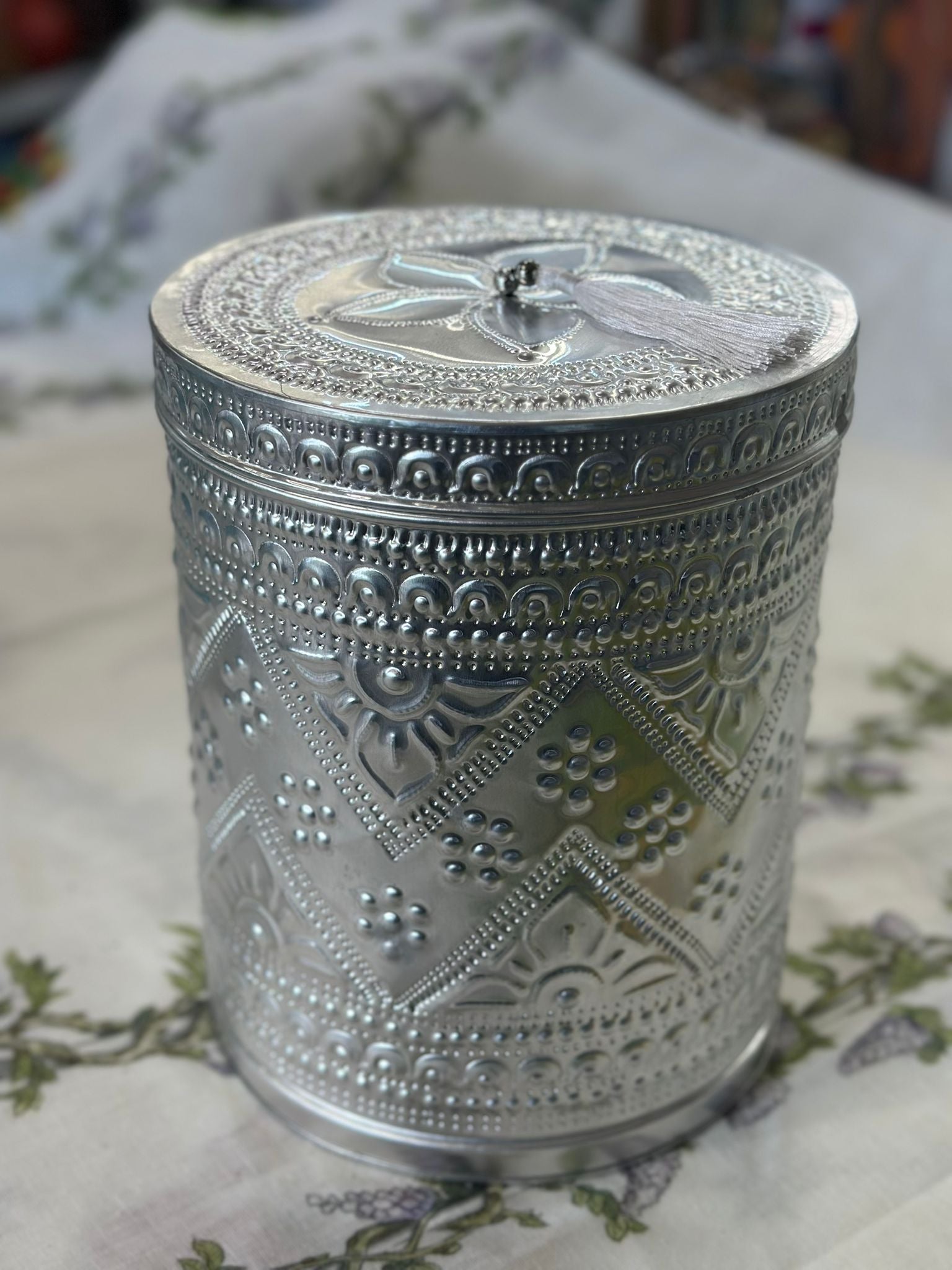 BARATTOLO ALTO CON COPERCHIO