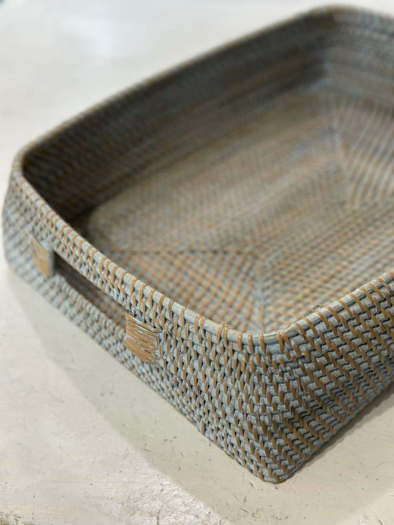 VASSOIO ALTO RETTANGOLARE STONDATO