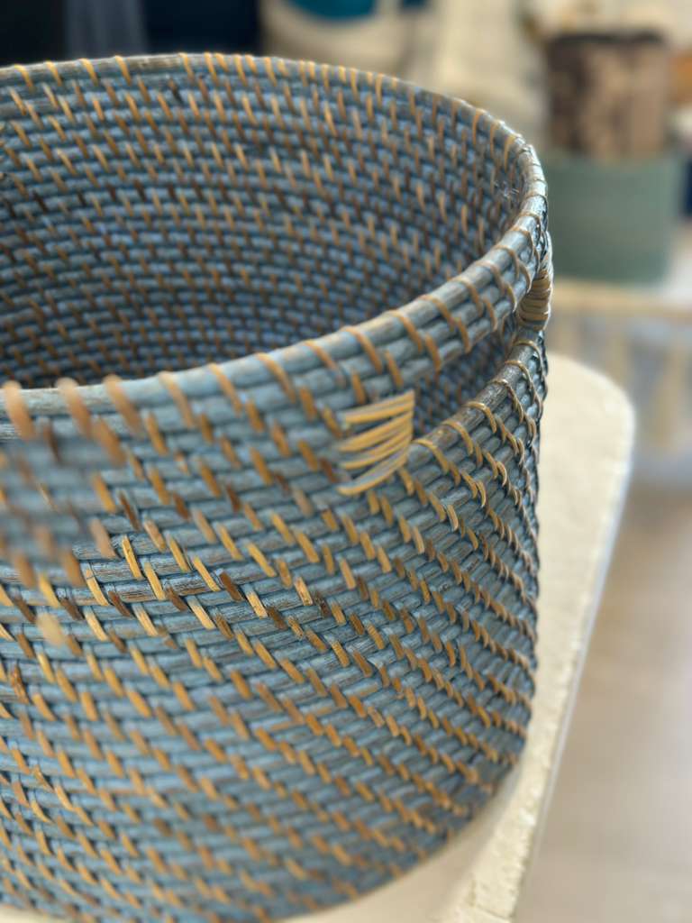 CESTA TONDA RATTAN
