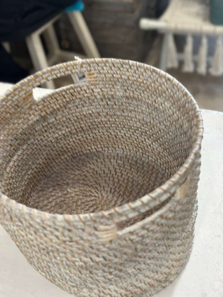 CESTA TONDA RATTAN