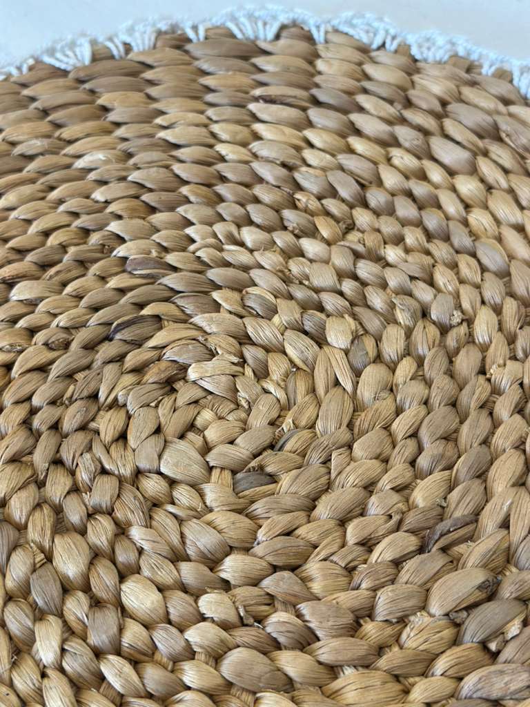 PLACEMAT TONDO BANANO E MACRAMÈ 20%