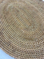 Placemat Ovale in Rattan Naturale – Artigianale Indonesia