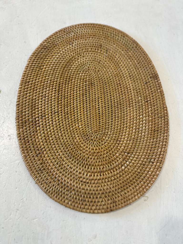 PLACEMAT OVALE NATURALE RATTAN
