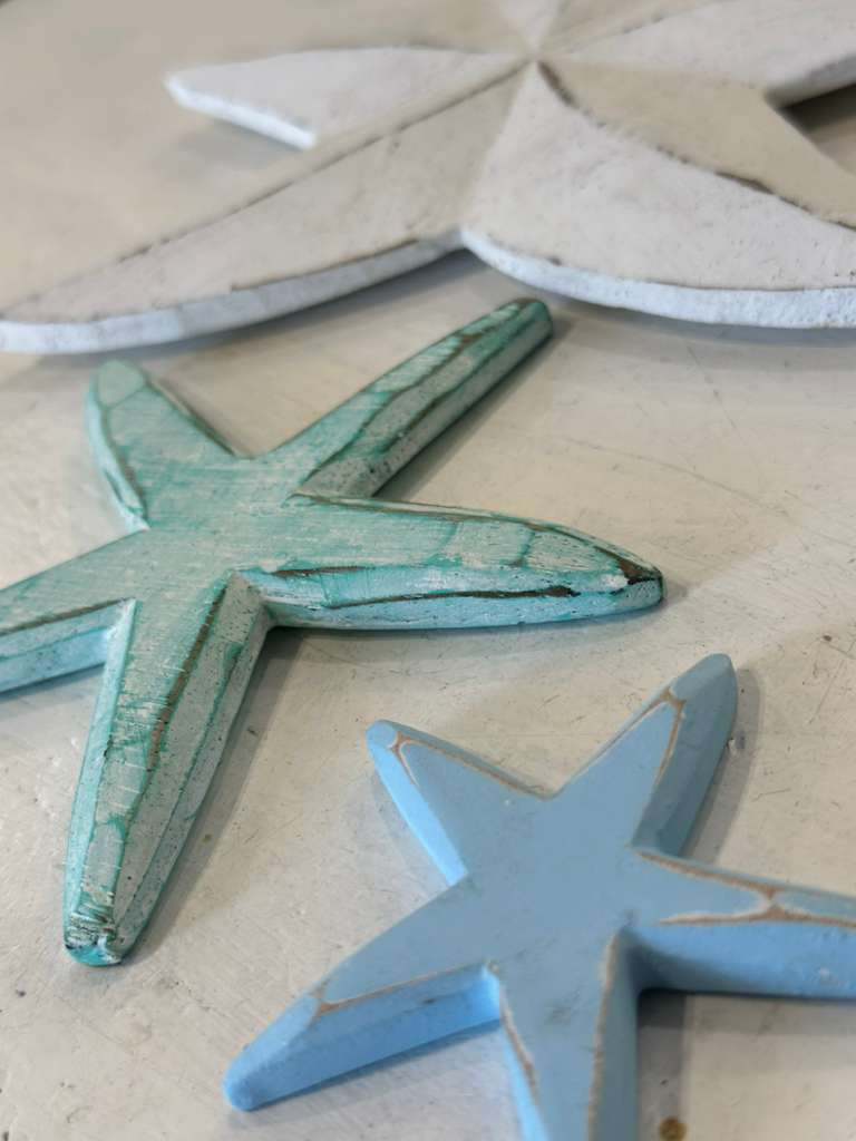 SET STELLE MARINE LEGNO