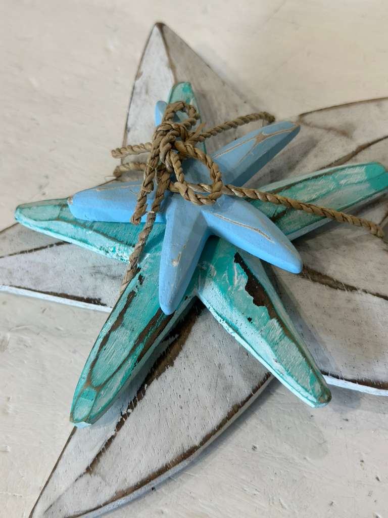 SET STELLE MARINE LEGNO