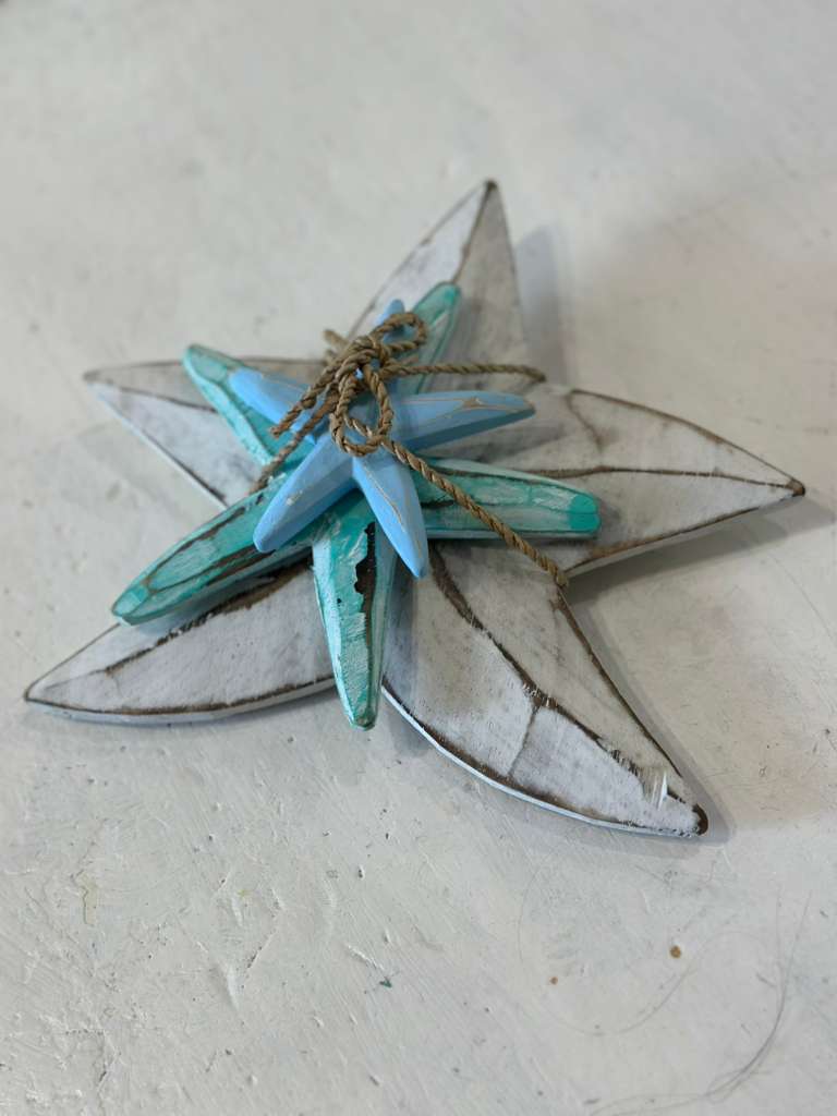 SET STELLE MARINE LEGNO