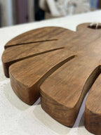 TAGLIERE FOGLIA MONSTERA LEGNO