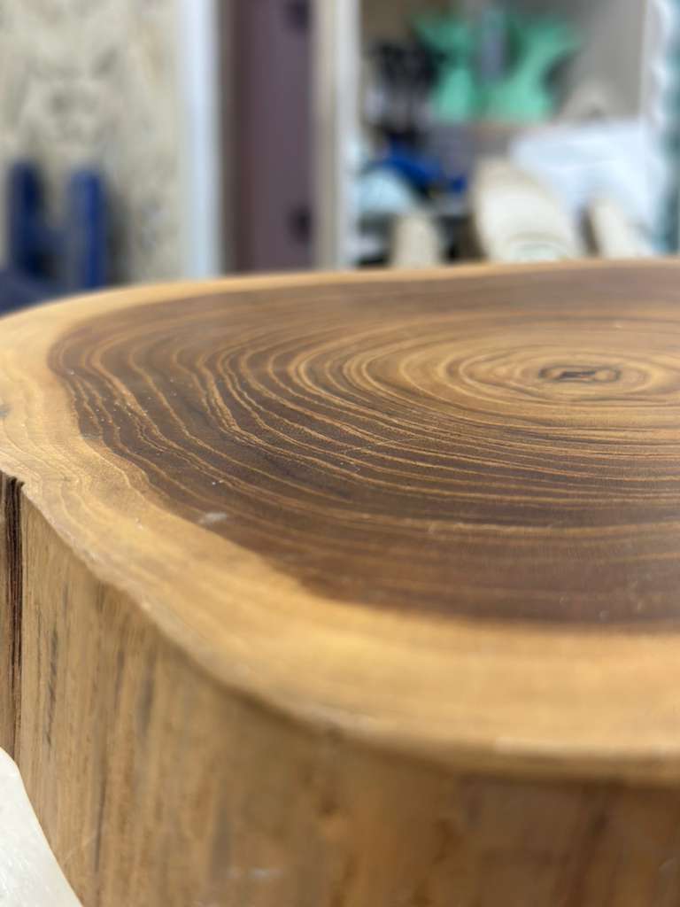 TAGLIERE TEAK NATURALE LEGNO RIALZATO