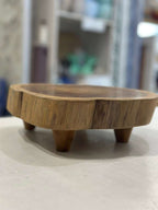 TAGLIERE TEAK NATURALE LEGNO RIALZATO