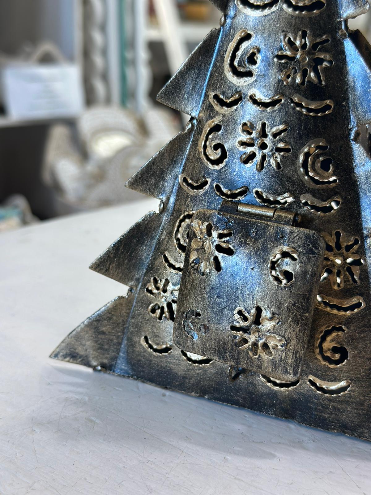 ALBERO DI NATALE PORTA CANDELA SPORTELLINO