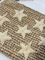 POCHETTE RAFIA STELLINE