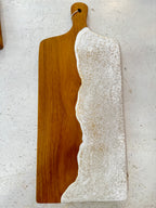 TAGLIERE TEAK E RESINA EPOSSIDICA