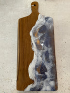 TAGLIERE TEAK E RESINA EPOSSIDICA