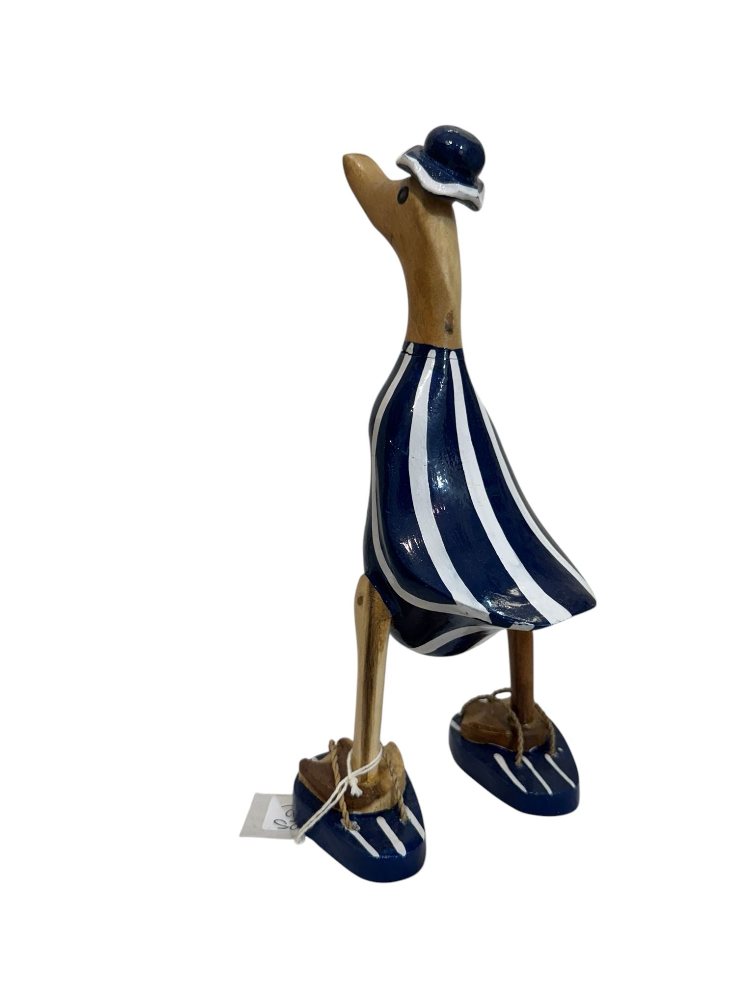 PAPERA BASSA BLU STRISCE BIANCHE