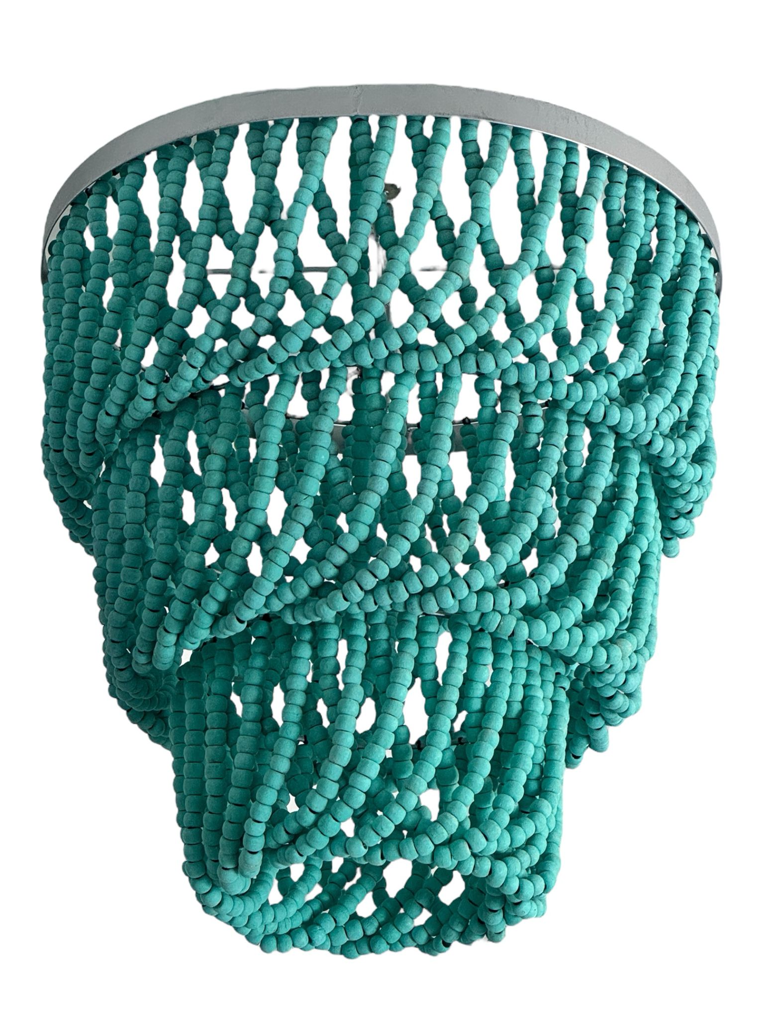 LAMPADARIO NEW 3 STRATI CONCENTRICI VERDE TIFFANY
