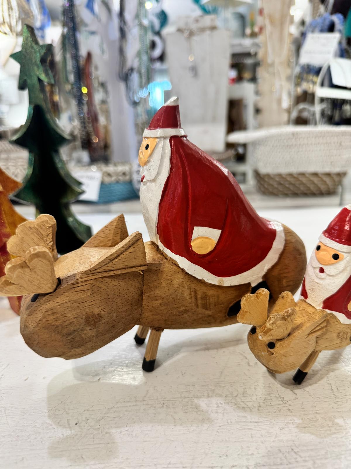 SANTA KLAUS SULL'ALCE