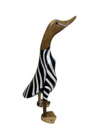 Papera Decorativa In Legno Artigianale Zebrata Safari